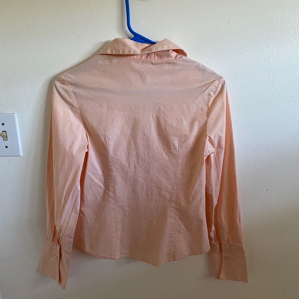 Peach button up - Picture 2 of 2